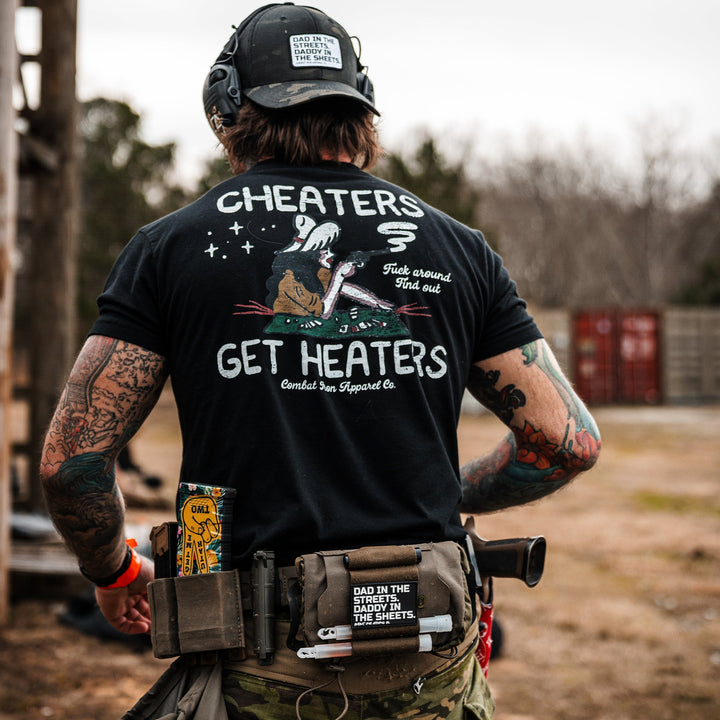 Cheaters Get Heaters Cowboy Edition Men's T-Shirt