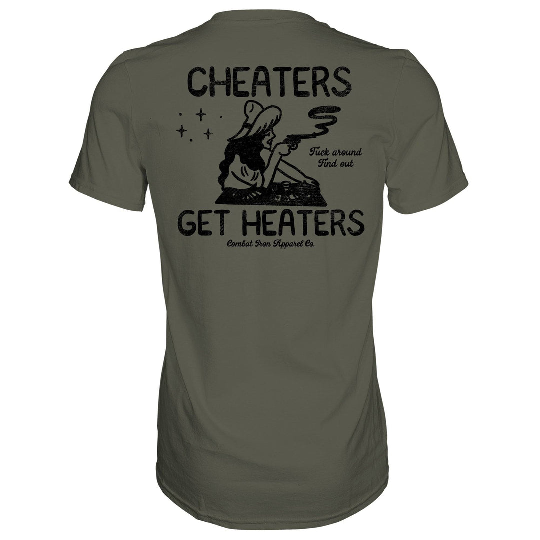 Cheaters Get Heaters Cowboy Edition Men's T-Shirt