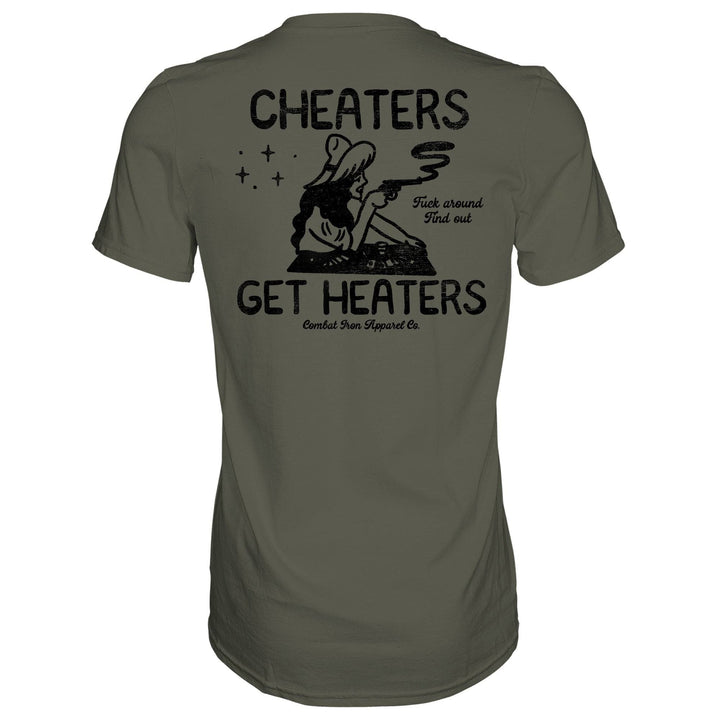 Cheaters Get Heaters Cowboy Edition Men's T-Shirt