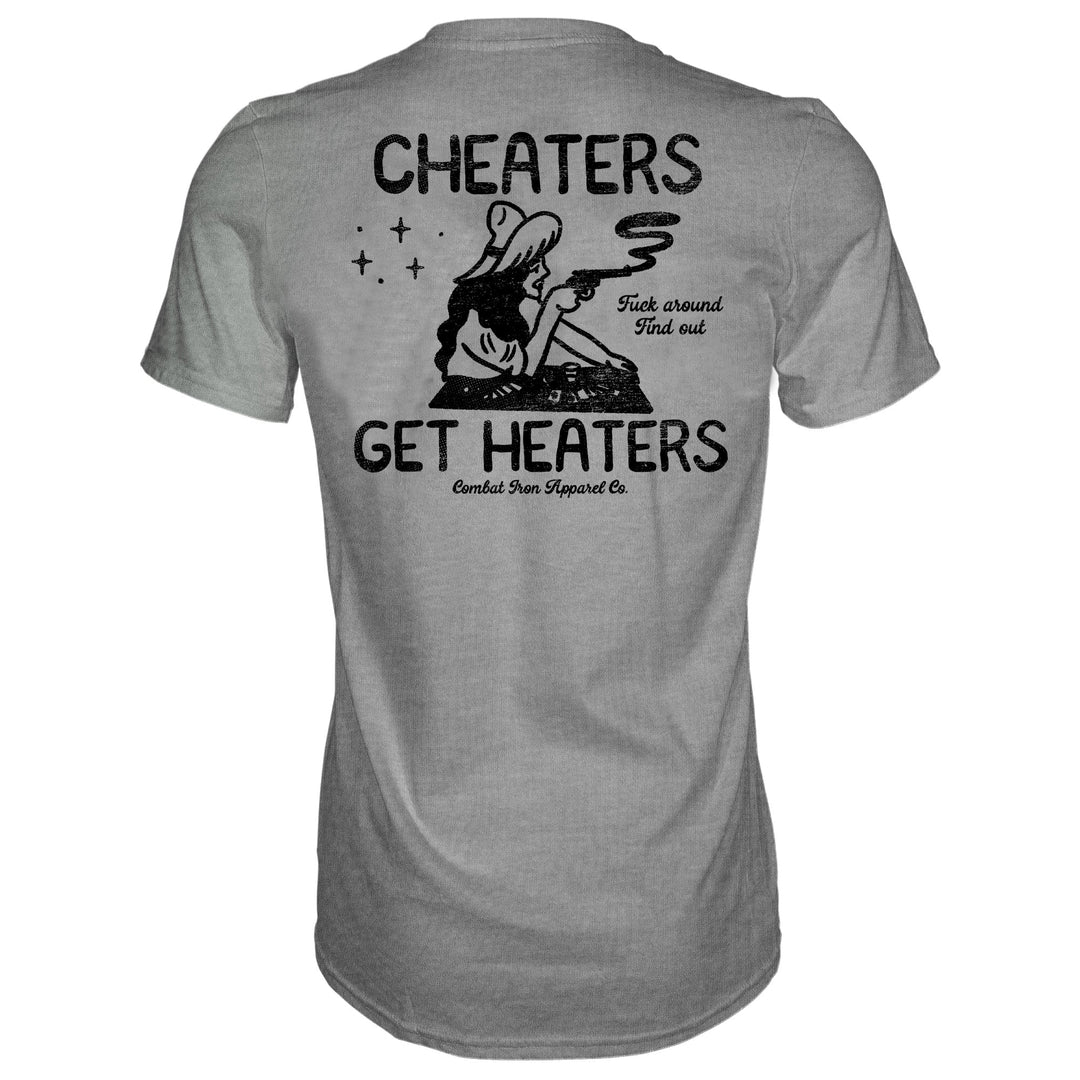 Cheaters Get Heaters Cowboy Edition Men's T-Shirt