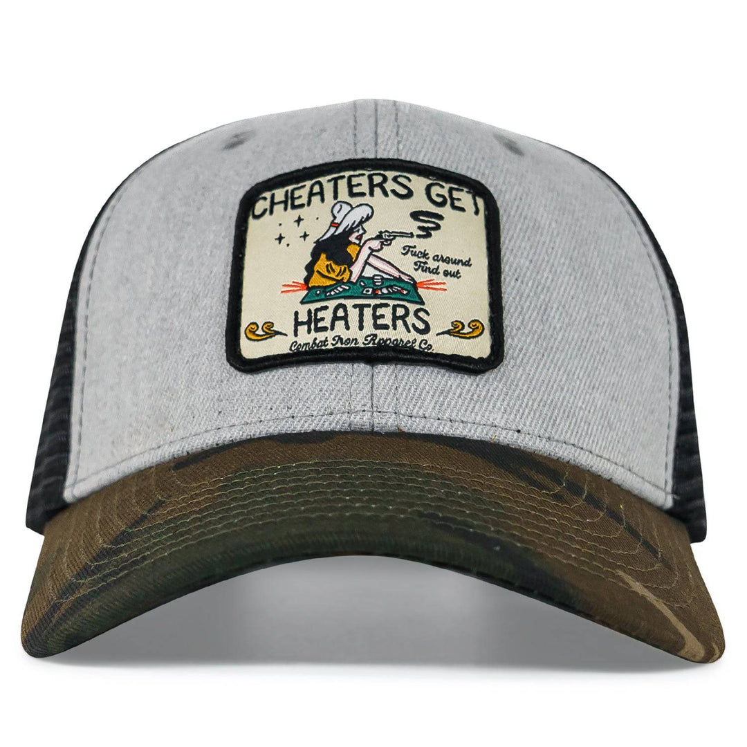 Cheaters Get Heaters Western Cowboy Patch SnapBack