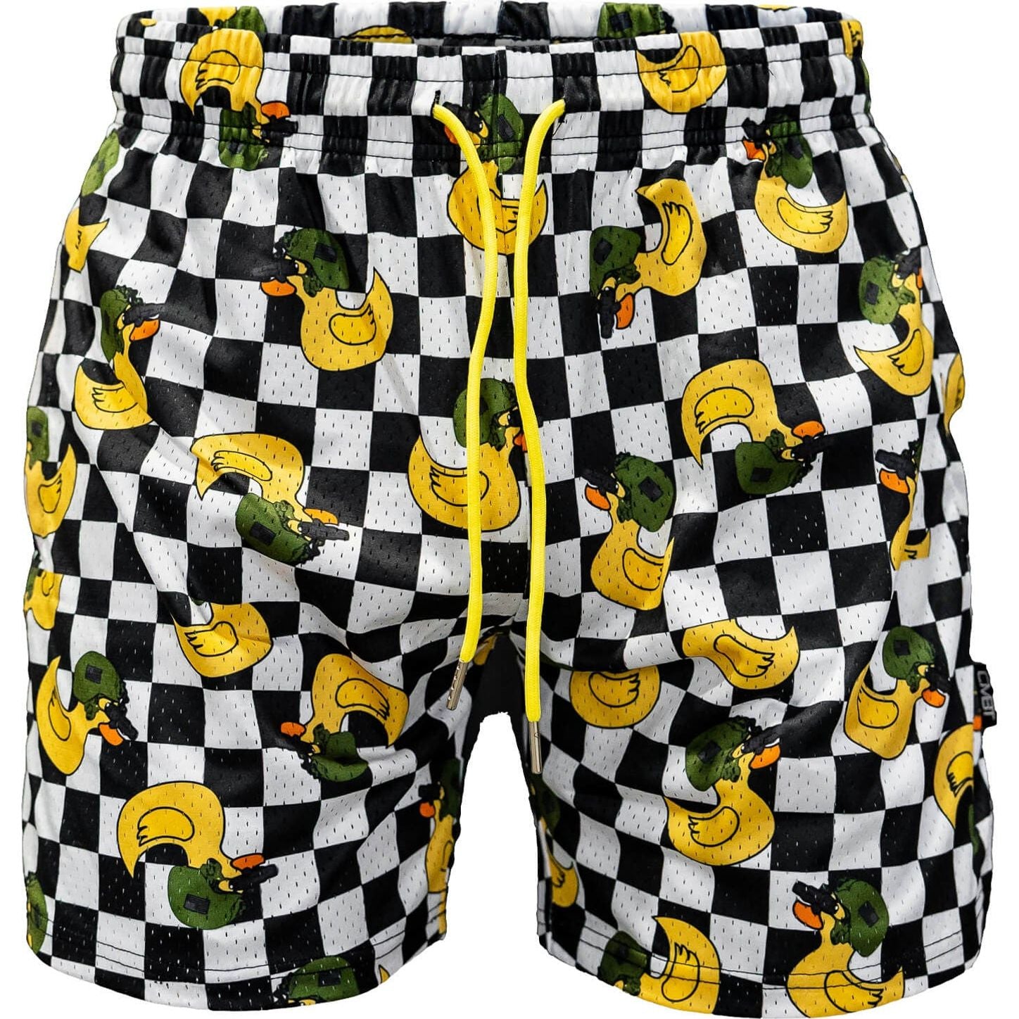 Men’s above the knee lifestyle shorts with mesh #color_tactiduck-checkered-edition