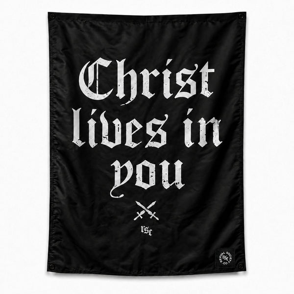 Christ Lives In You 4' x 3' Flag