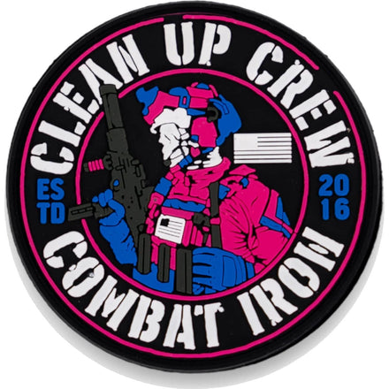 CLEAN UP CREW OPERATOR PVC PATCH - Combat Iron Apparel Co.