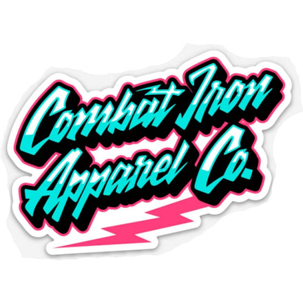 RETRO BRANDED COMBAT IRON Decal - Combat Iron Apparel Co.