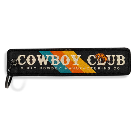 Cowboy Club Flight Tag Keychain - DIRTY COWBOY MFG