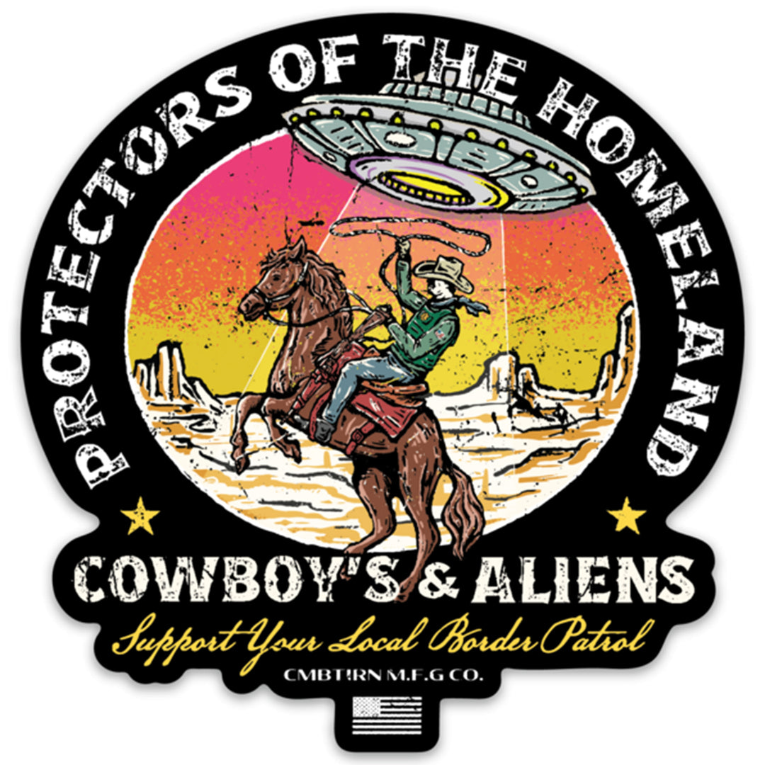 Cowboys & Aliens Border Patrol Decal