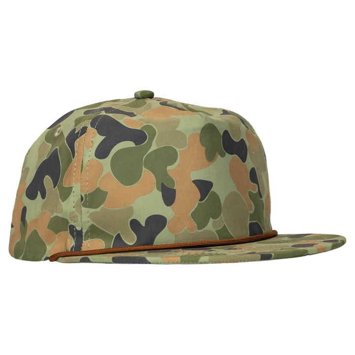 Crushable Rope Snapback Hat | Duck Camo