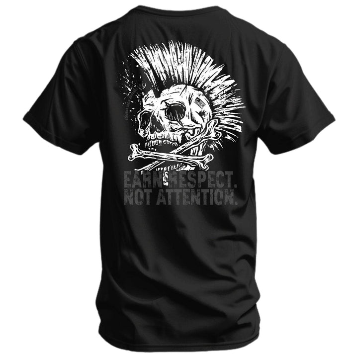 Earn Respect. Not Attention. Skull Men's T-Shirt