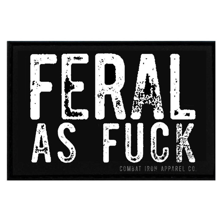 Feral As Fuck PVC Patch