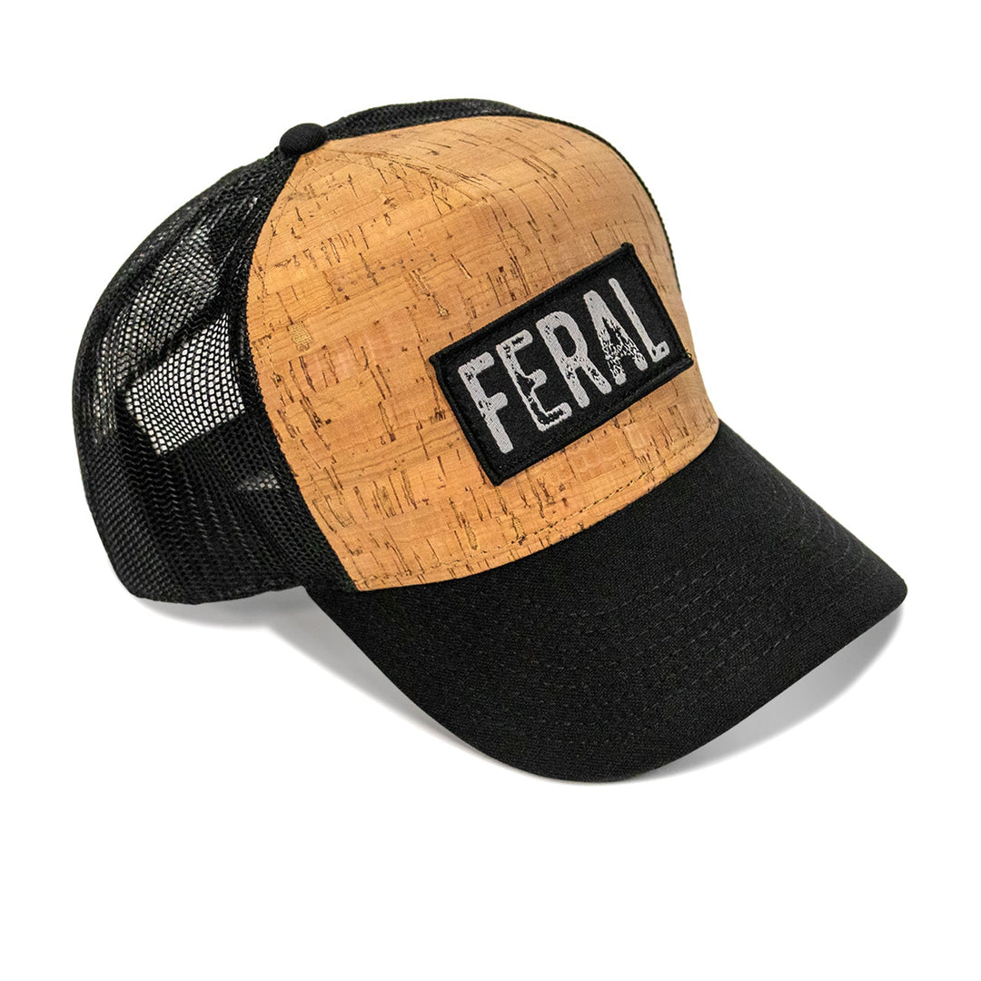 Feral Patch Mesh Snapback Flatbill Curved Hat