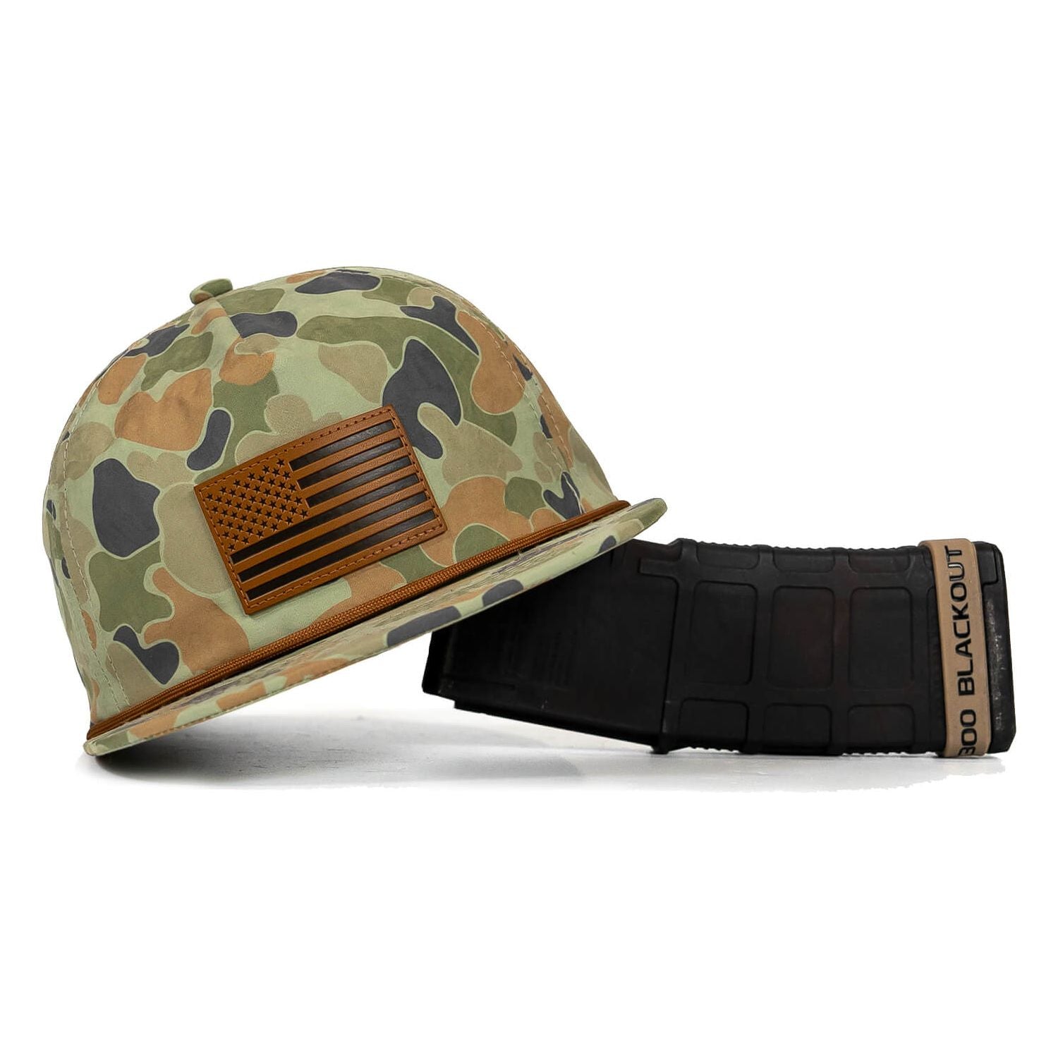 Snapback Frogskin Outdoors Combat Duck Camo Crushable Apparel | Iron