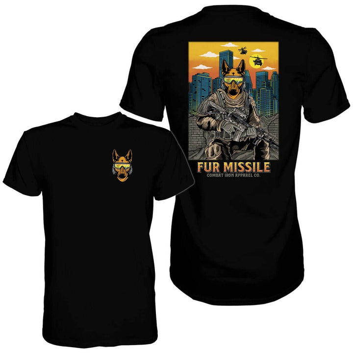 Fur Missile K9 Men's T-Shirt