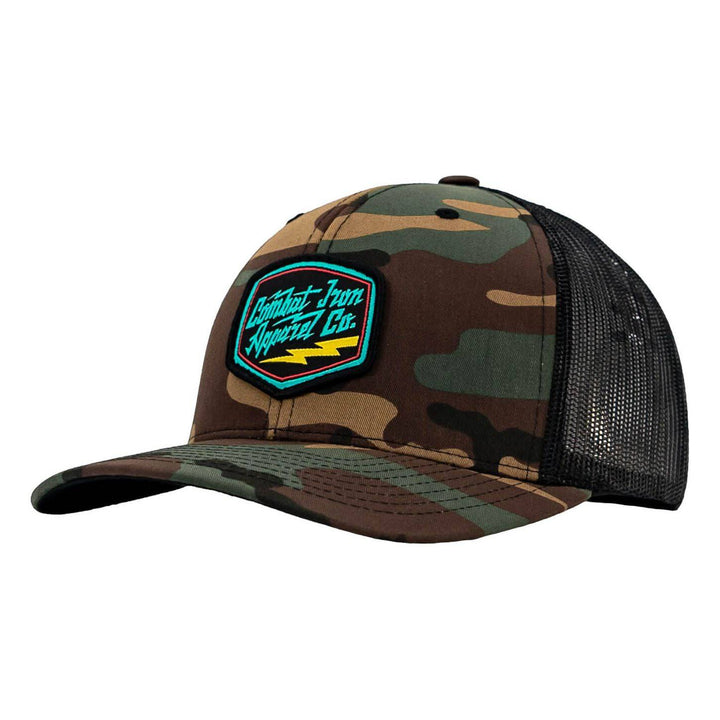 RETRO BRANDED COMBAT IRON PATCH SNAPBACK