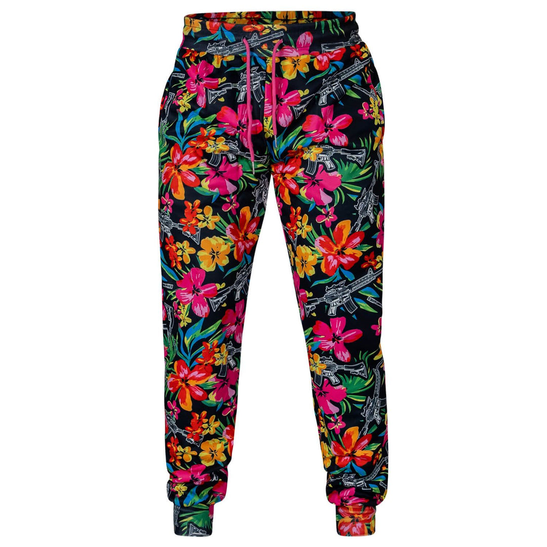 Pink CMBT Pistols Relaxed Fit Athletic Midweight Joggers