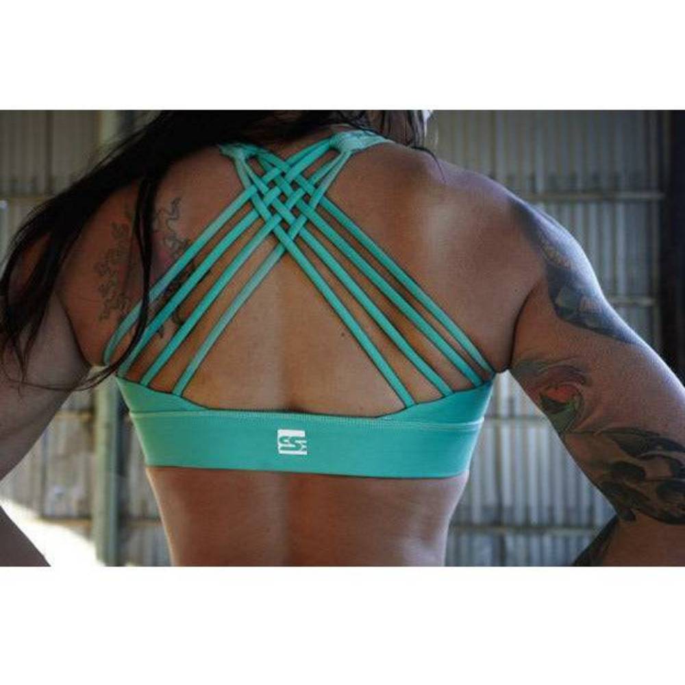 CROSS-STRAP TRAINING EDITION | SEXY YET SAVAGE COLLECTION LADIES SPORTS BRA - COMBAT IRON APPAREL