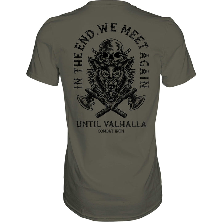 Until Valhalla men’s t-shirt in pink #color_military-green