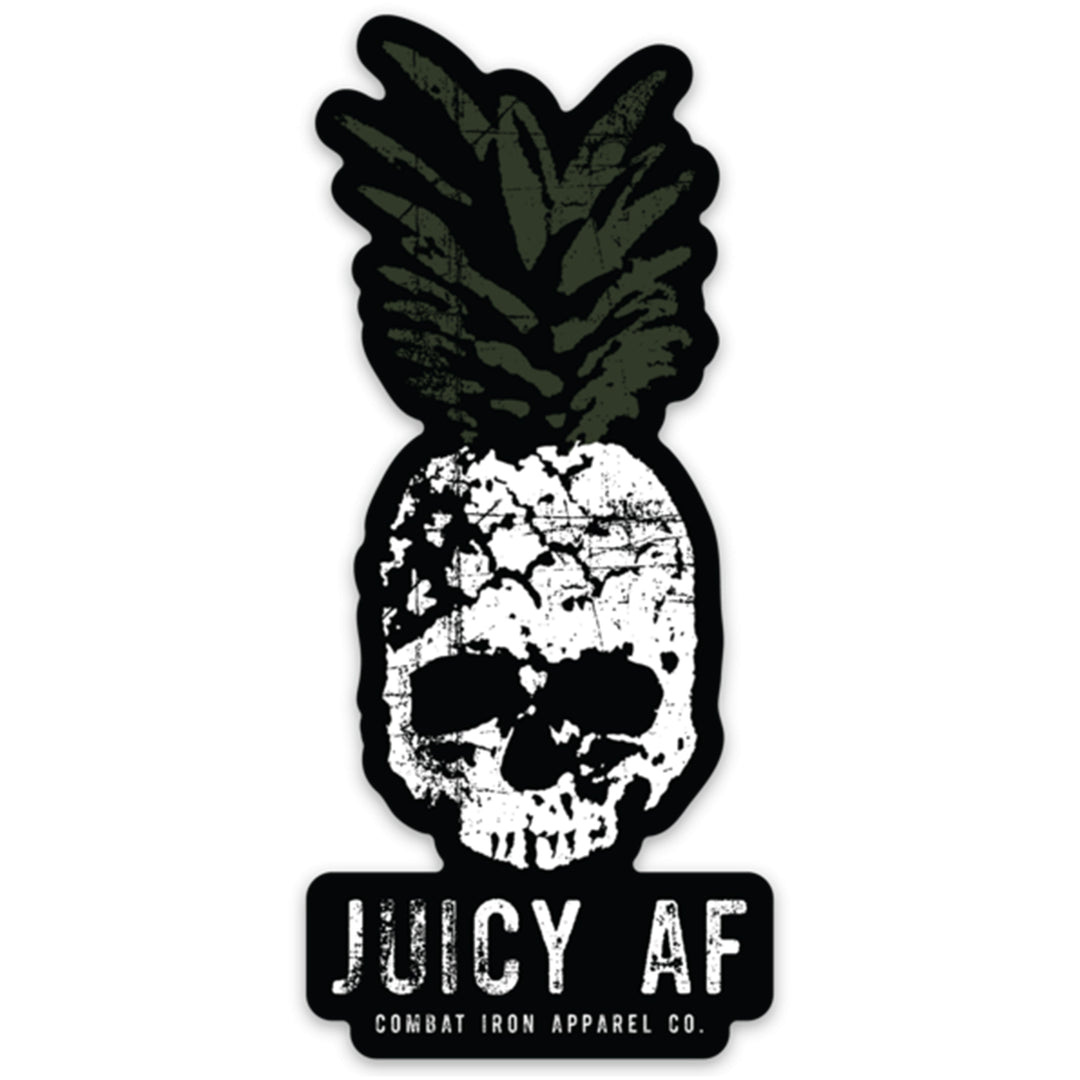 JUICY AF Pineapple Decal