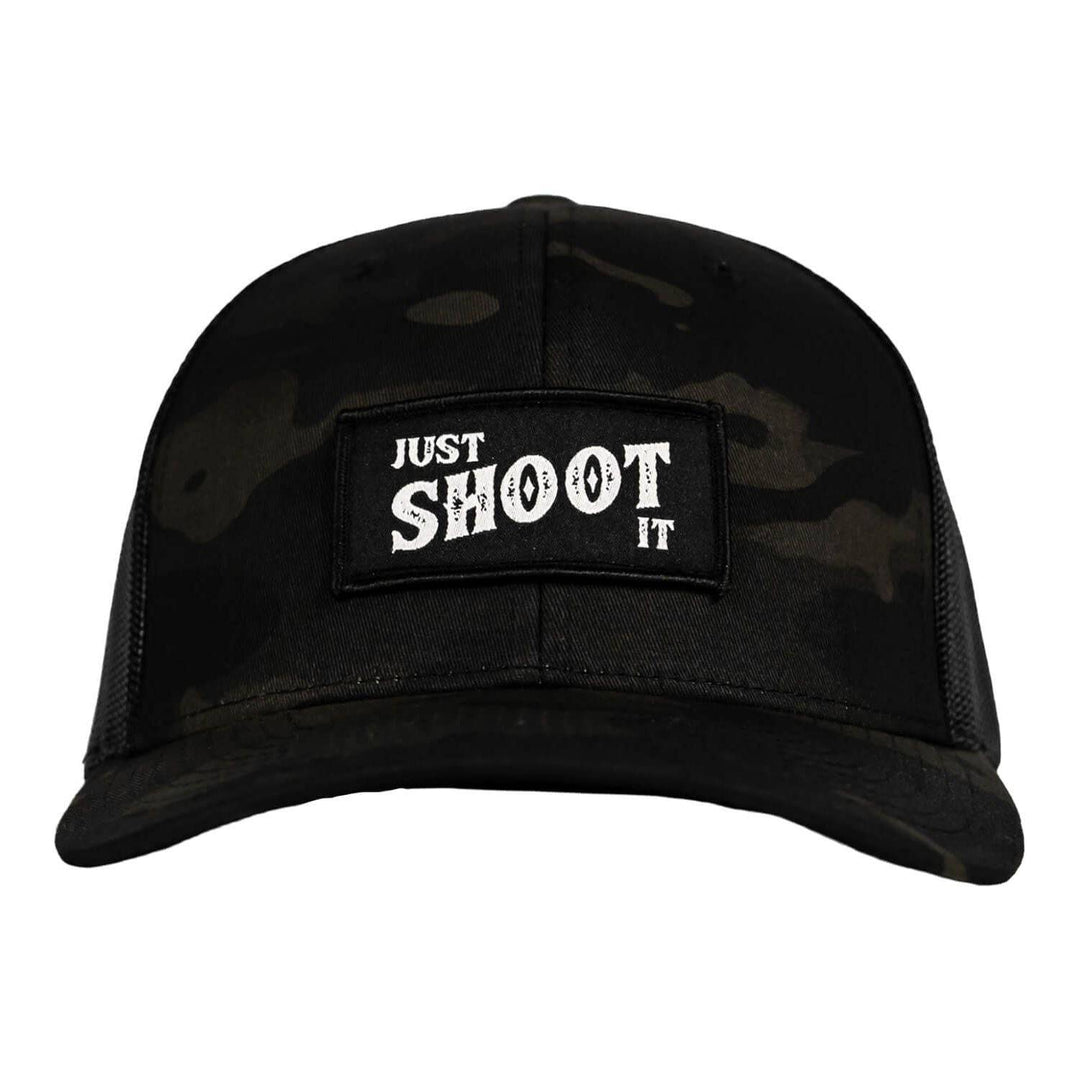 Just Shoot It Patch Snapback HAT