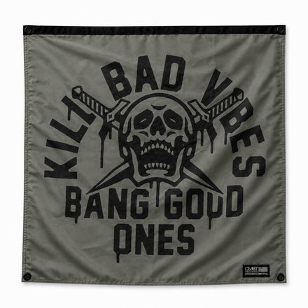 Kill Bad Vibes 3'x3' Flag