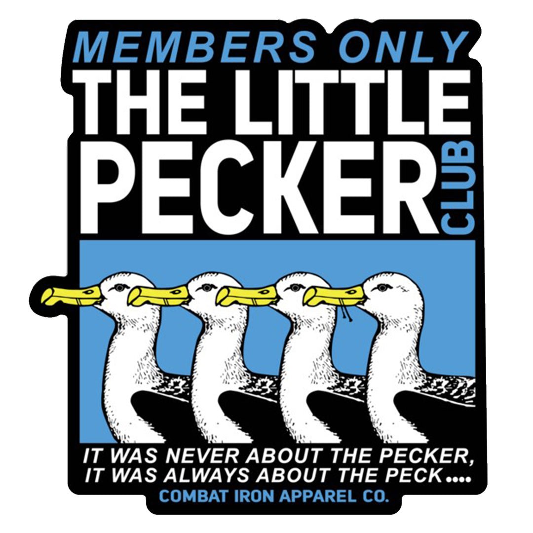 The Little Pecker Member Only Decal