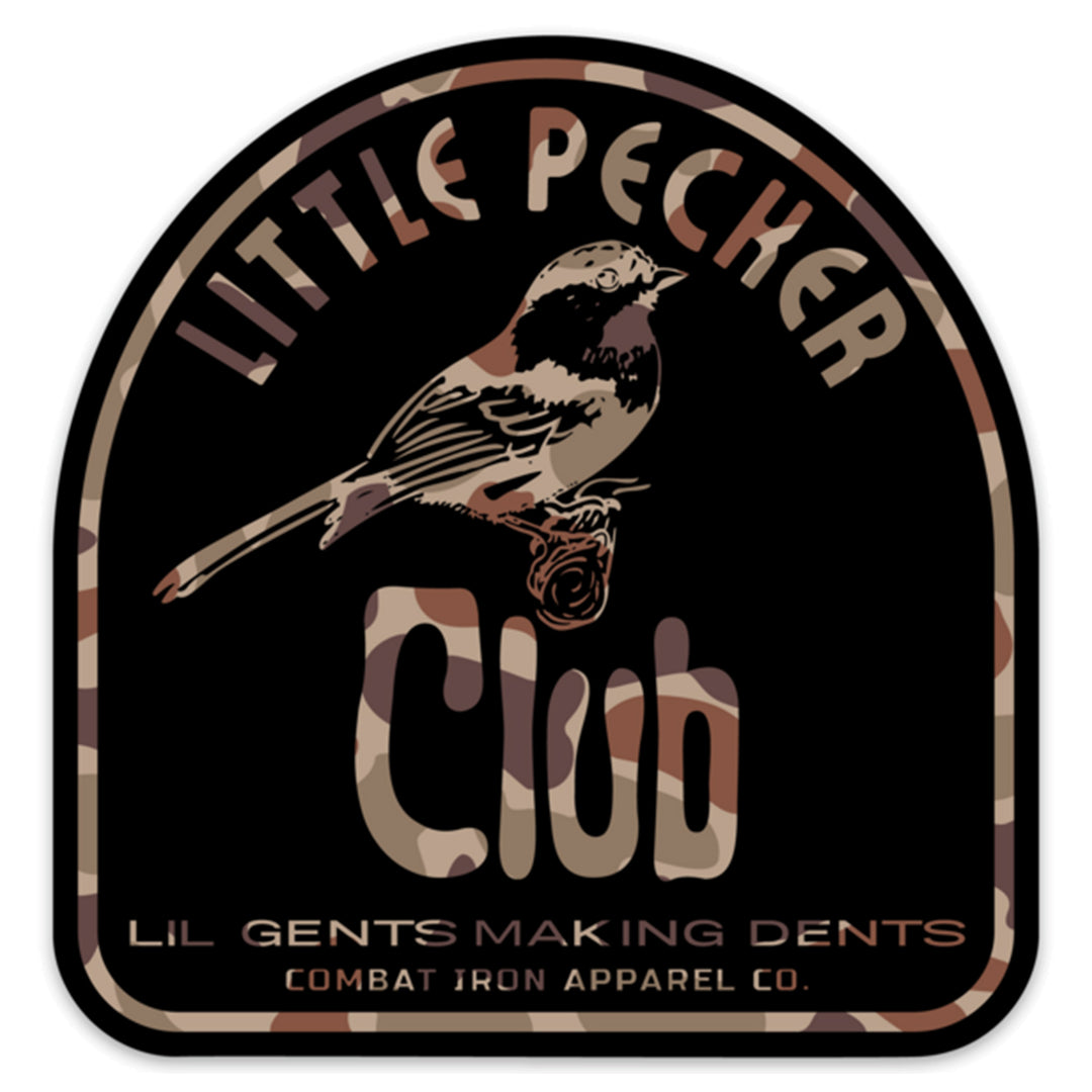 Little Pecker Club Duck Camo Decal