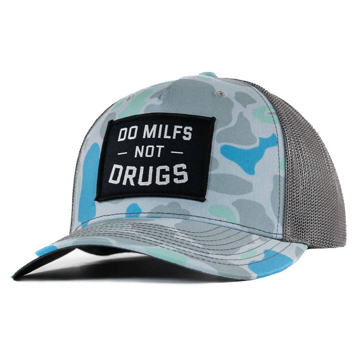 Do Milfs. Not Drugs. Patch Snapback HAT