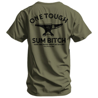 One Tough Sum Born and Raised American Outlaw Men's T-Shirt