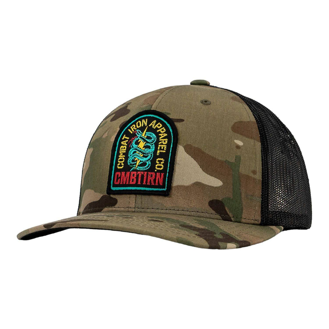 NEON DEFENDER PATCH SNAPBACK HAT