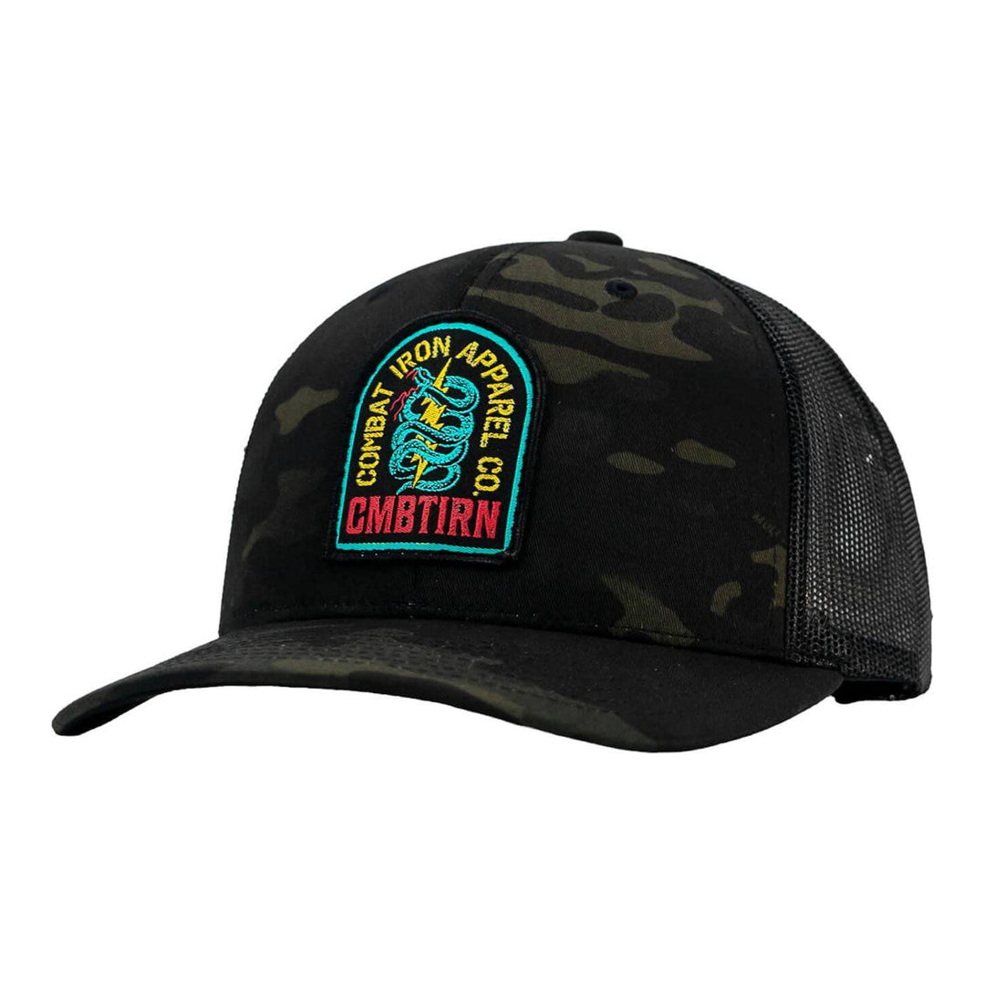 NEON DEFENDER PATCH SNAPBACK HAT