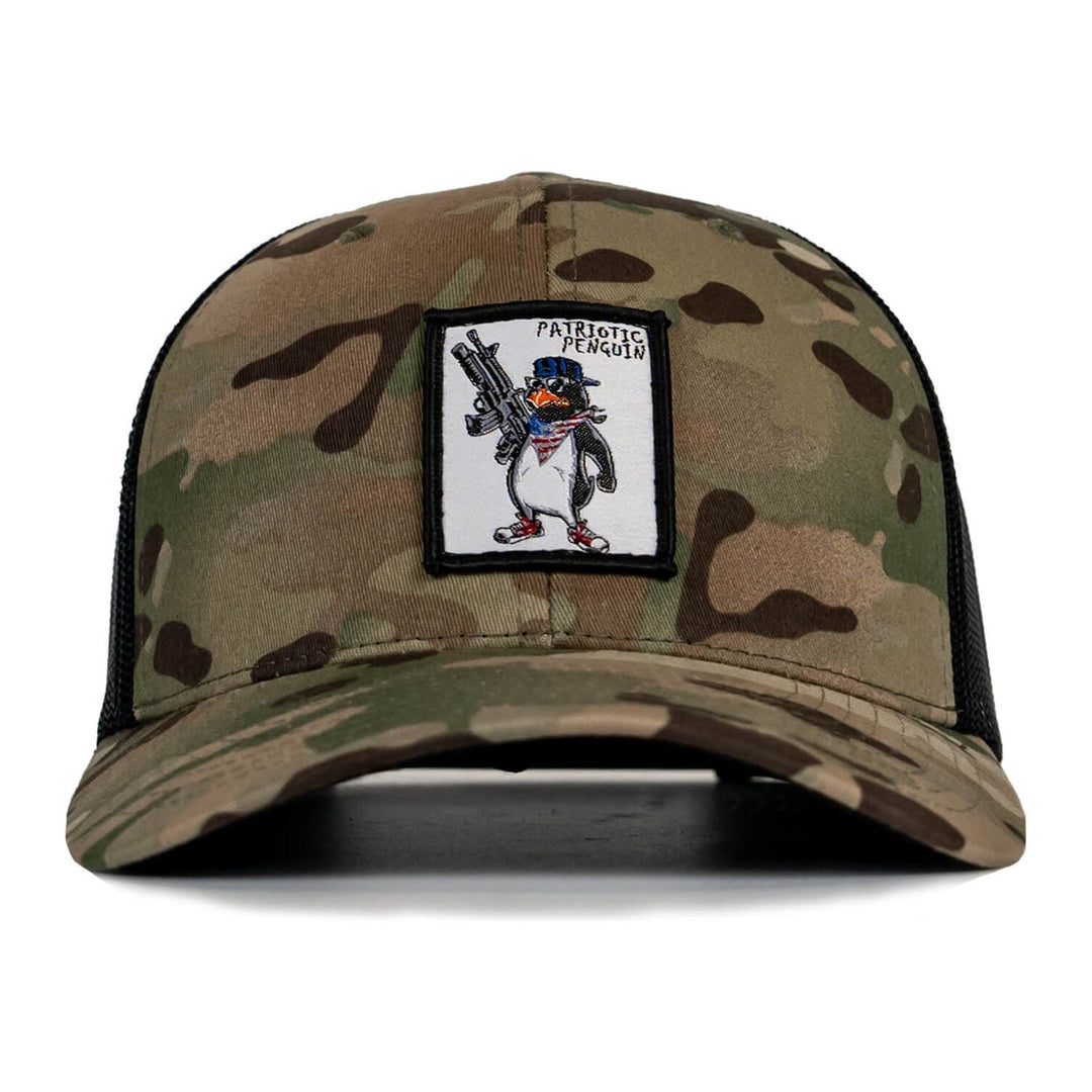 Patriotic Penguin Patch Snapback Hat