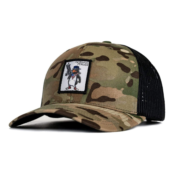 Patriotic Penguin Patch Snapback Hat