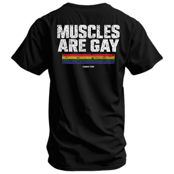 Muscles Are Gay Men's Graphic T-Shirt
