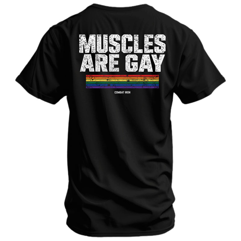 Muscles Are Gay Men's Graphic T-Shirt