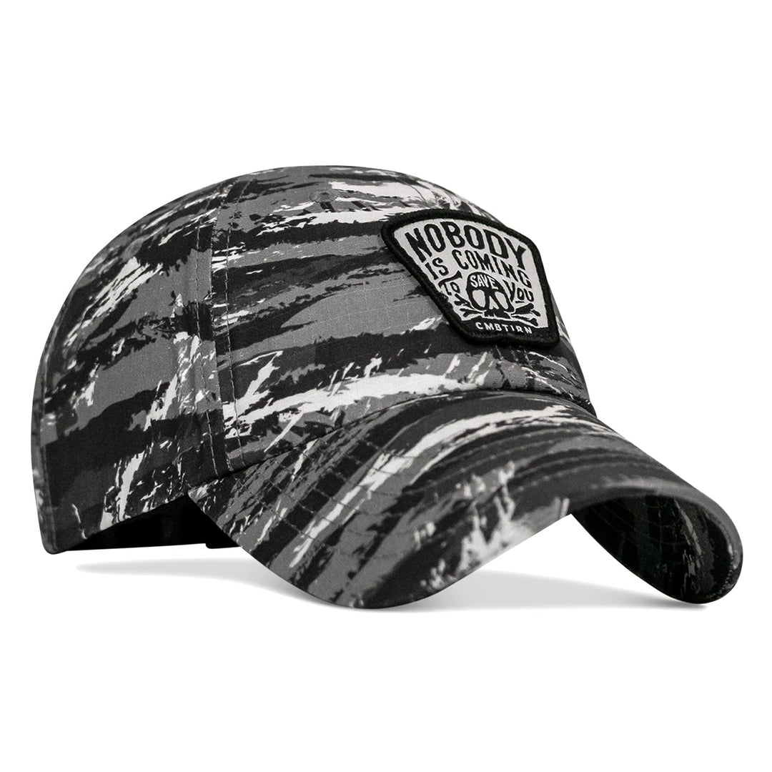 Nobody Is Coming To Save You Skull Patch RipStop Low Pro Operator Hat