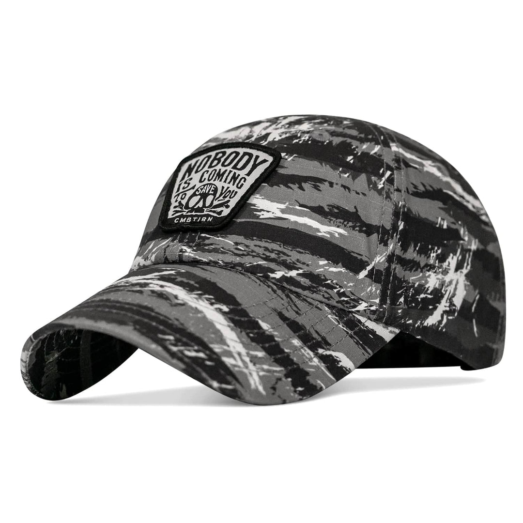 Nobody Is Coming To Save You Skull Patch RipStop Low Pro Operator Hat