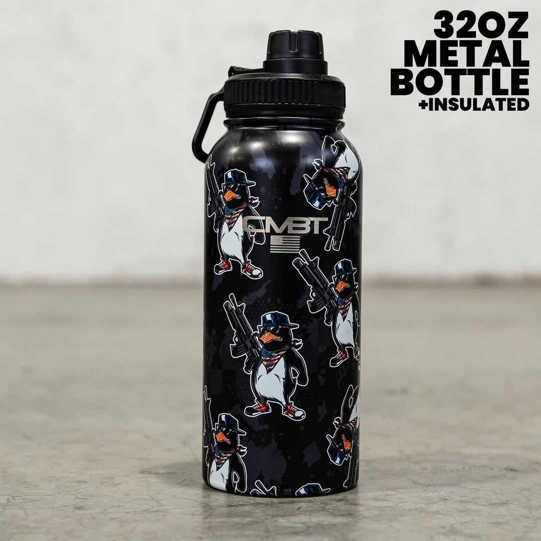 Combat Iron Apparel® 32oz Insulated Metal Water Bottle
