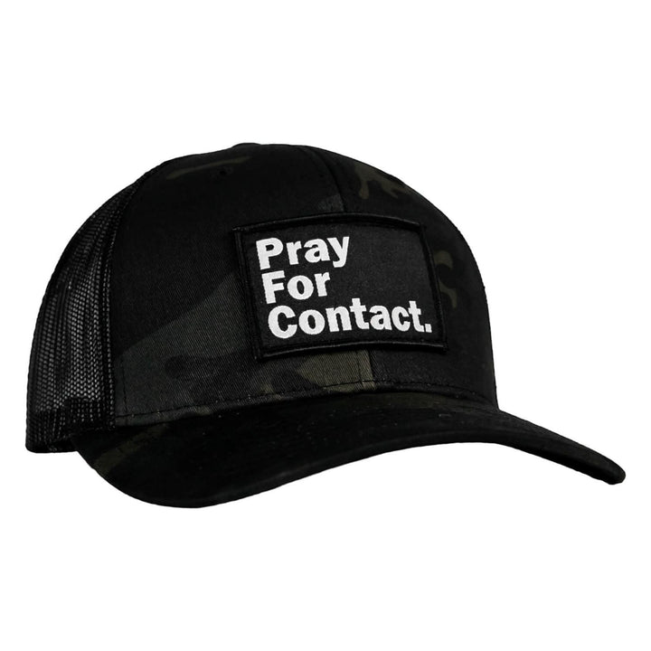 PRAY FOR CONTACT Patch Snapback HAT