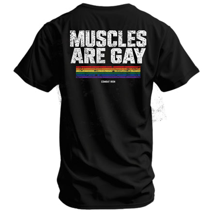 Muscles Are Gay Men's Graphic T-Shirt