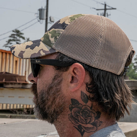 Ripstop Mesh Snapback Hat [no patch] - Combat Iron Apparel Co.