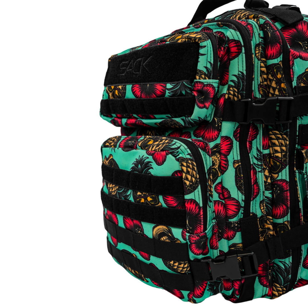 25-LITER SACK ALL-DAY BACKPACK | TEAL PINEAPPLE EXPRESS