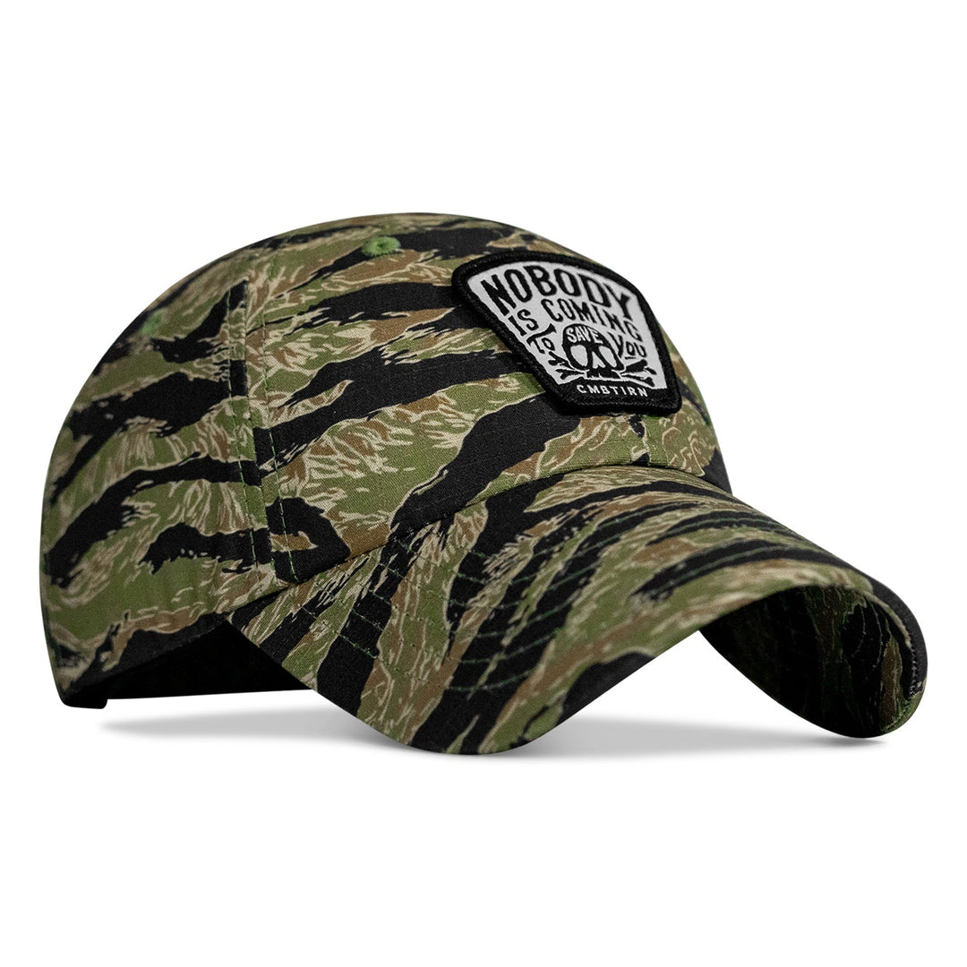 Nobody Is Coming To Save You Skull Patch RipStop Low Pro Operator Hat