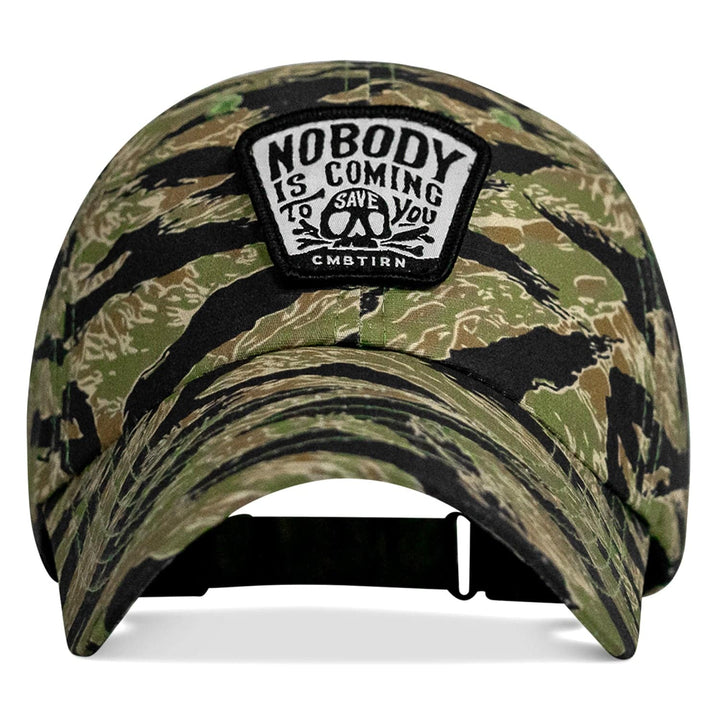 Nobody Is Coming To Save You Skull Patch RipStop Low Pro Operator Hat