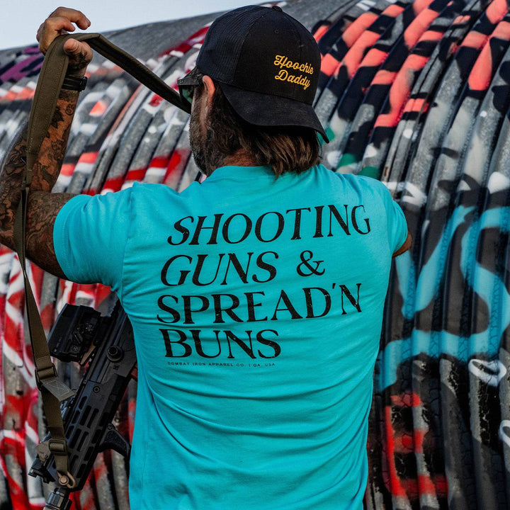 Shooting Guns & Spread'n Buns Men's T-Shirt