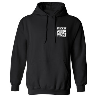 Stackin' Commies And Bangin' Mommies Fleece Lined Hoodies