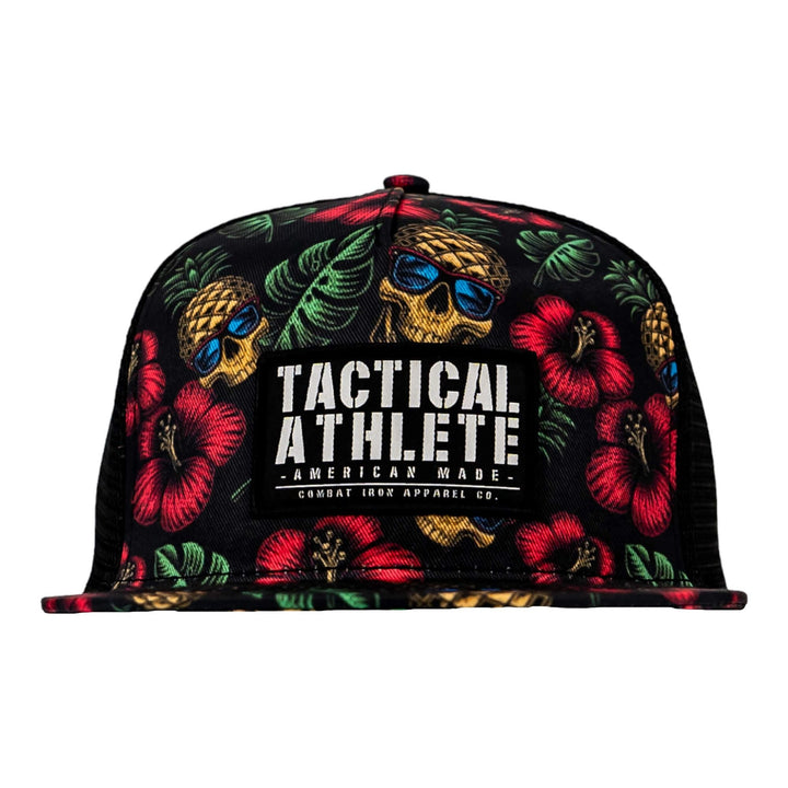 TACTICAL ATHLETE BLACK PINEAPPLE EXPRESS PATCH SNAPBACK