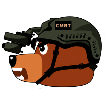 TACTIBEAR Original CMBT Decal - Combat Iron Apparel Co.
