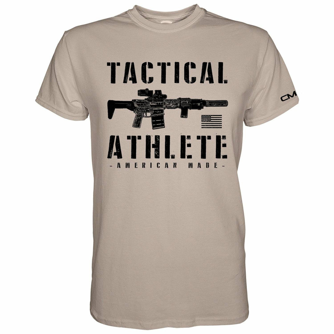 Tactical athlete American-made, men’s t-shirt #color_tan