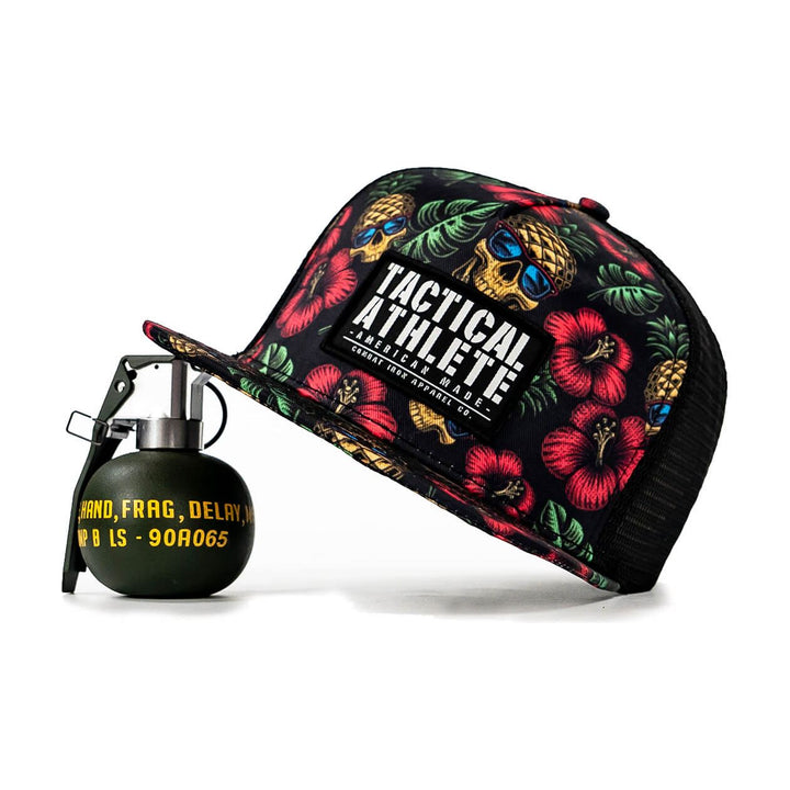 TACTICAL ATHLETE BLACK PINEAPPLE EXPRESS PATCH SNAPBACK