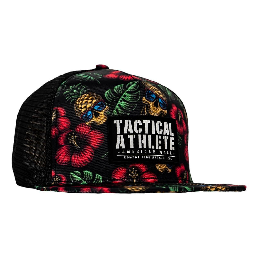 TACTICAL ATHLETE BLACK PINEAPPLE EXPRESS PATCH SNAPBACK